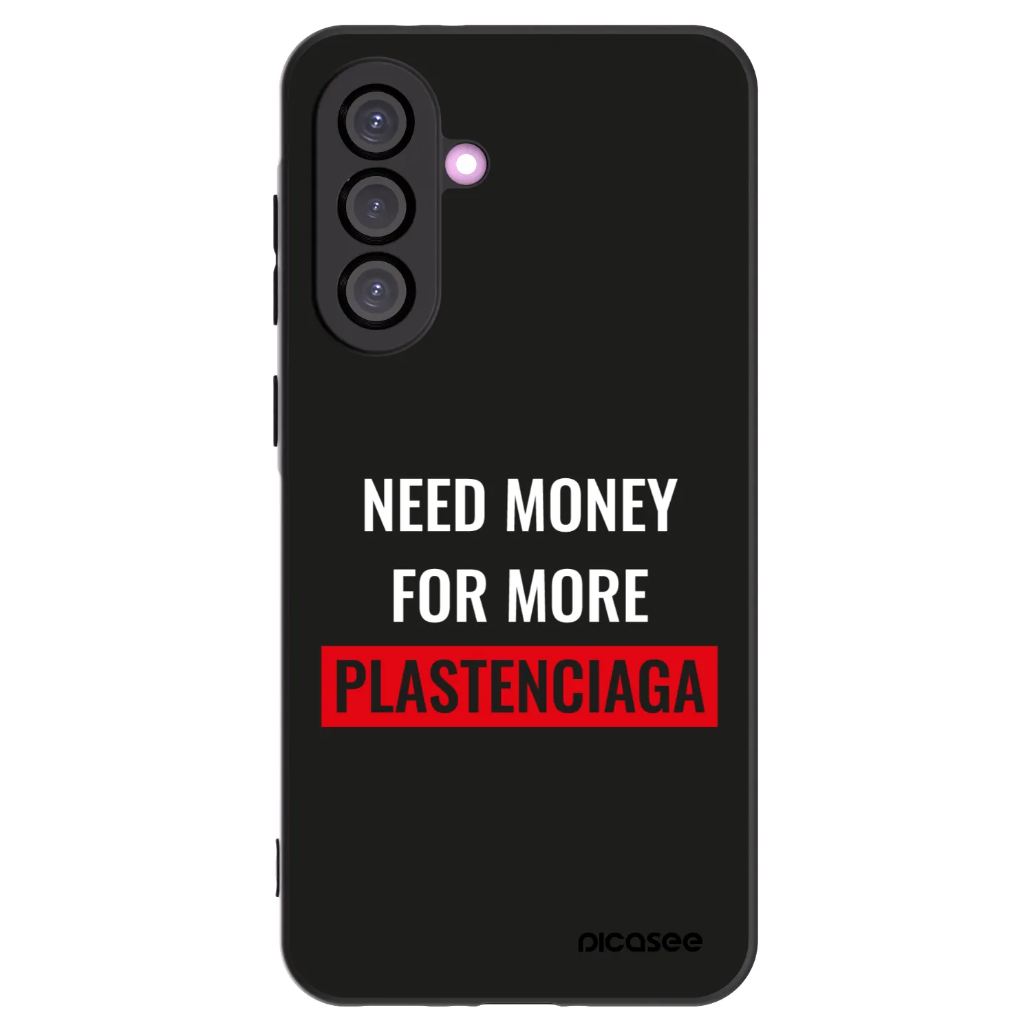 Picasee silikónový čierny obal pre Samsung Galaxy A56 5G A566B - More PLASTENCIAGA