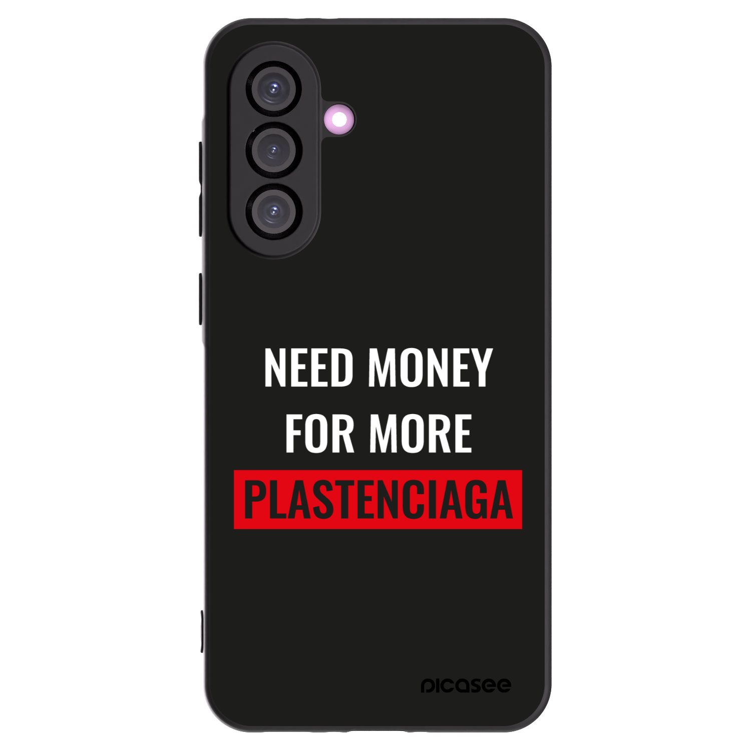 Picasee silikónový čierny obal pre Samsung Galaxy A36 5G - More PLASTENCIAGA