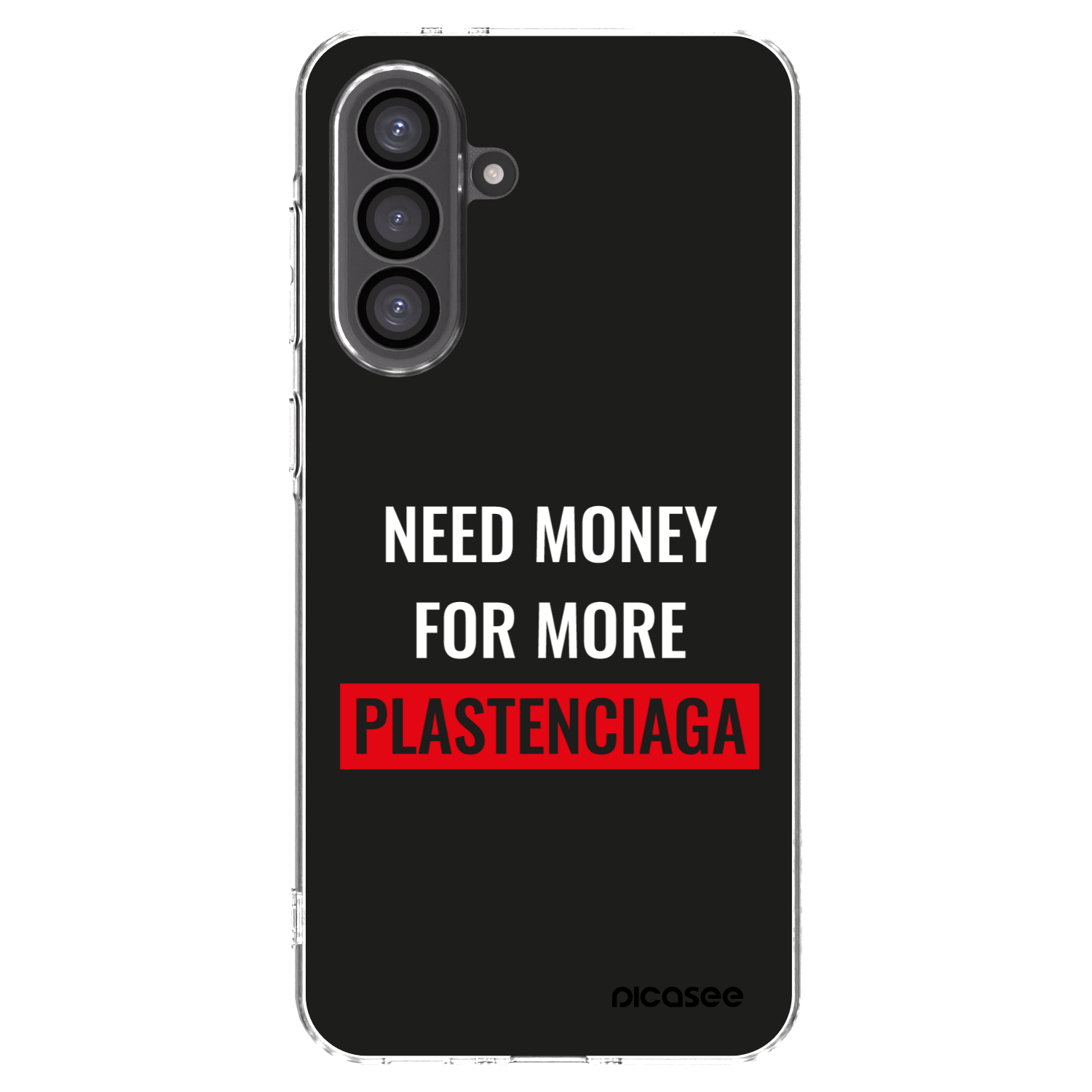 Picasee silikónový prehľadný obal pre Samsung Galaxy A36 5G - More PLASTENCIAGA