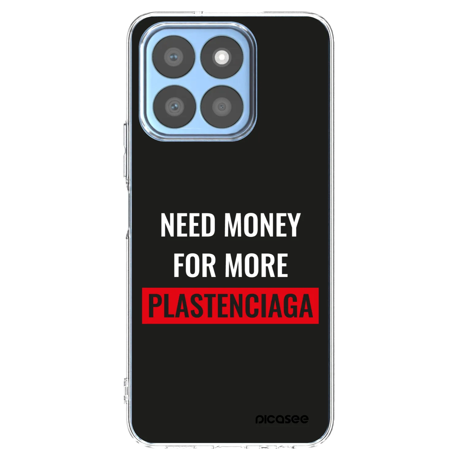 Picasee silikónový prehľadný obal pre Honor X8c - More PLASTENCIAGA