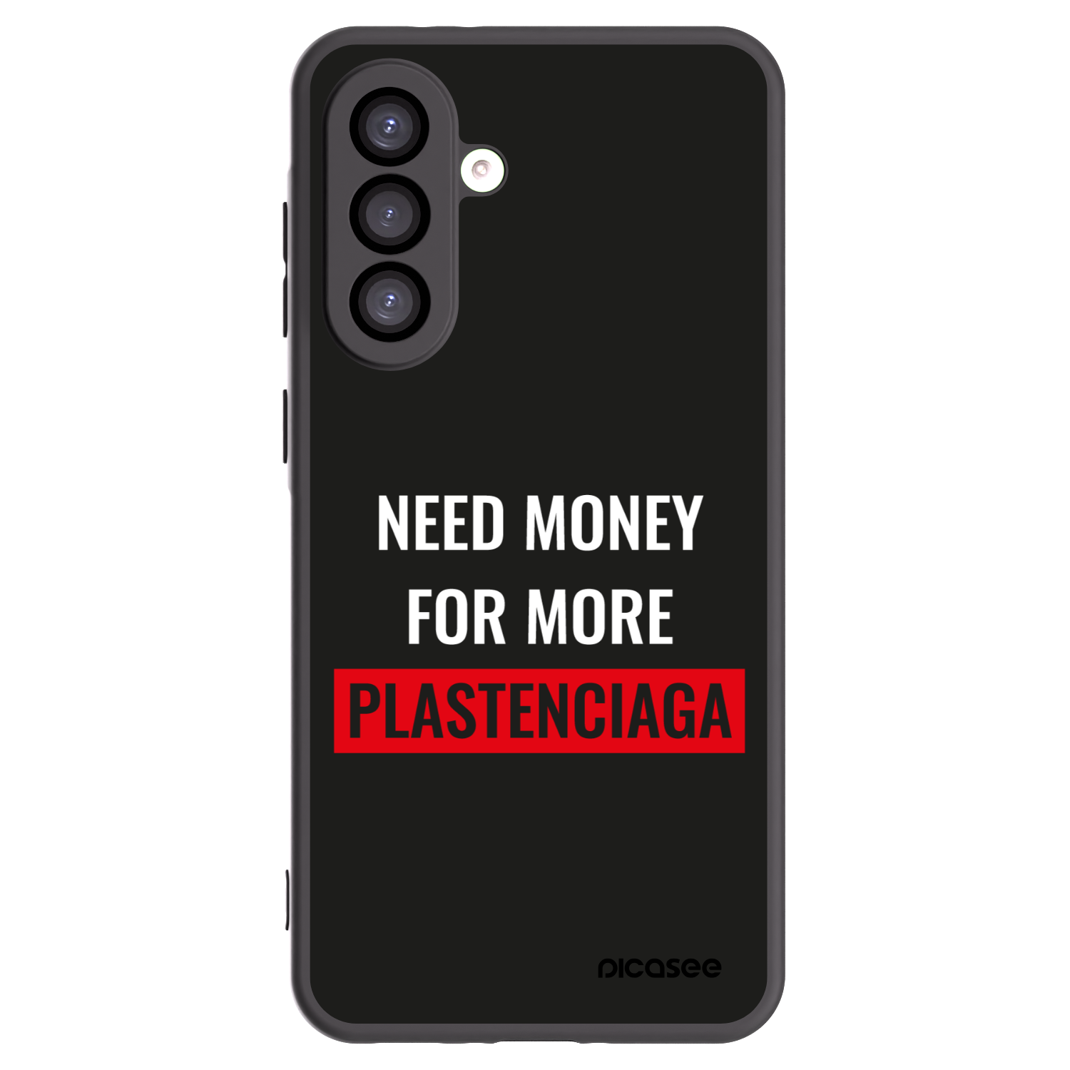 Picasee silikónový čierny obal pre Samsung Galaxy A26 5G A266B - More PLASTENCIAGA