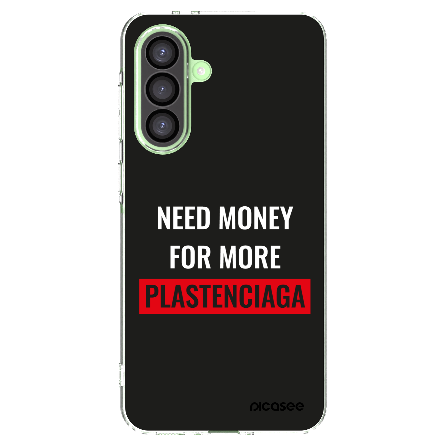 Picasee silikónový prehľadný obal pre Samsung Galaxy A26 5G A266B - More PLASTENCIAGA