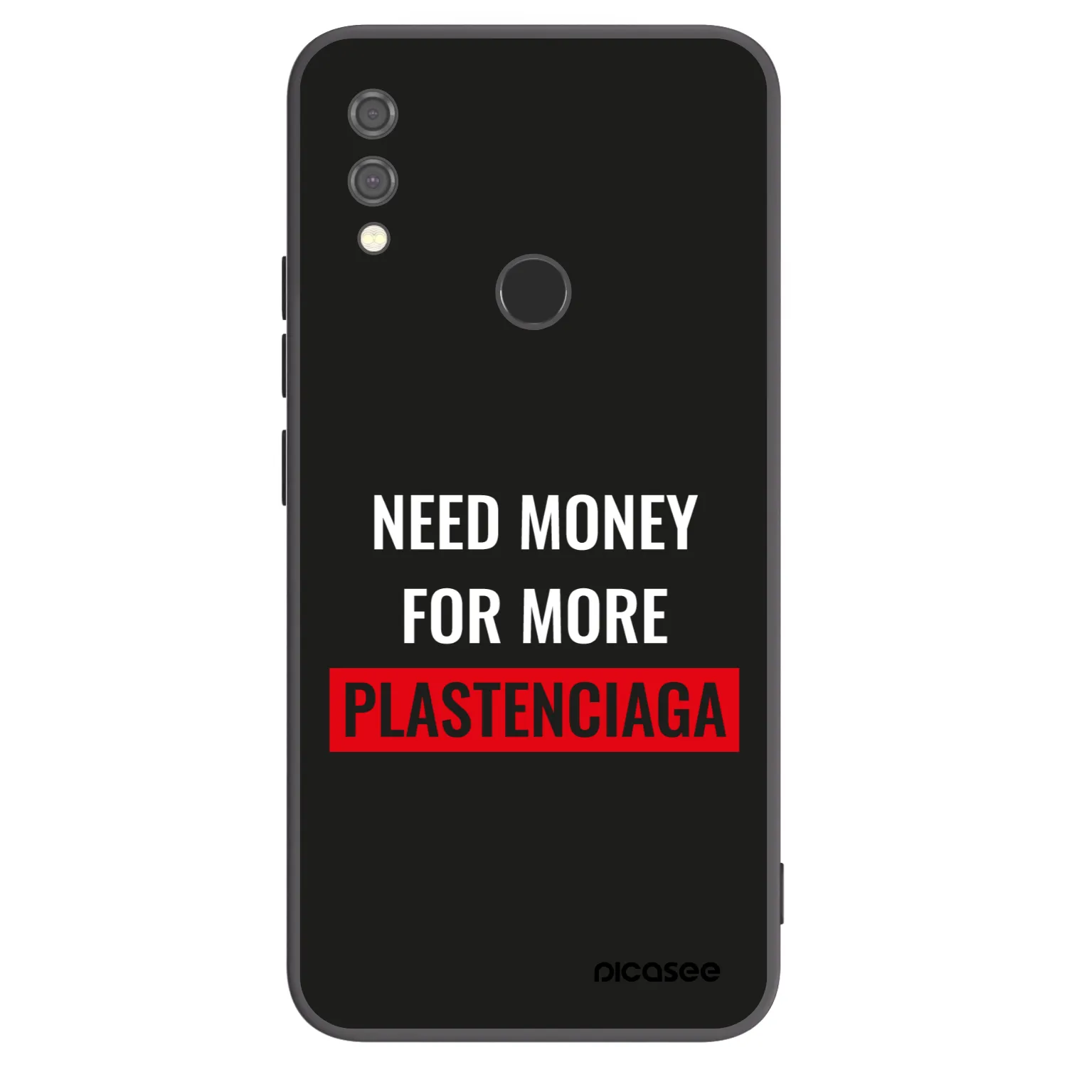 Picasee silikónový čierny obal pre Xiaomi Redmi Note 7 - More PLASTENCIAGA
