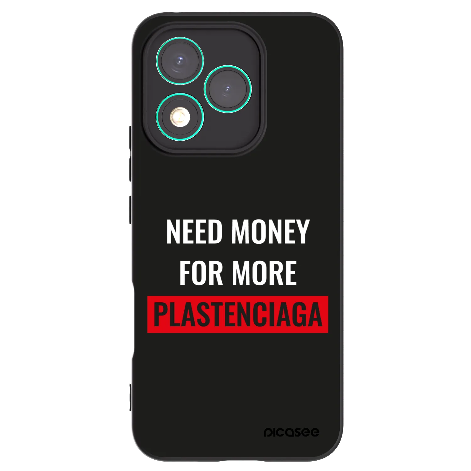 Picasee silikónový čierny obal pre Honor 400 Lite 5G - More PLASTENCIAGA