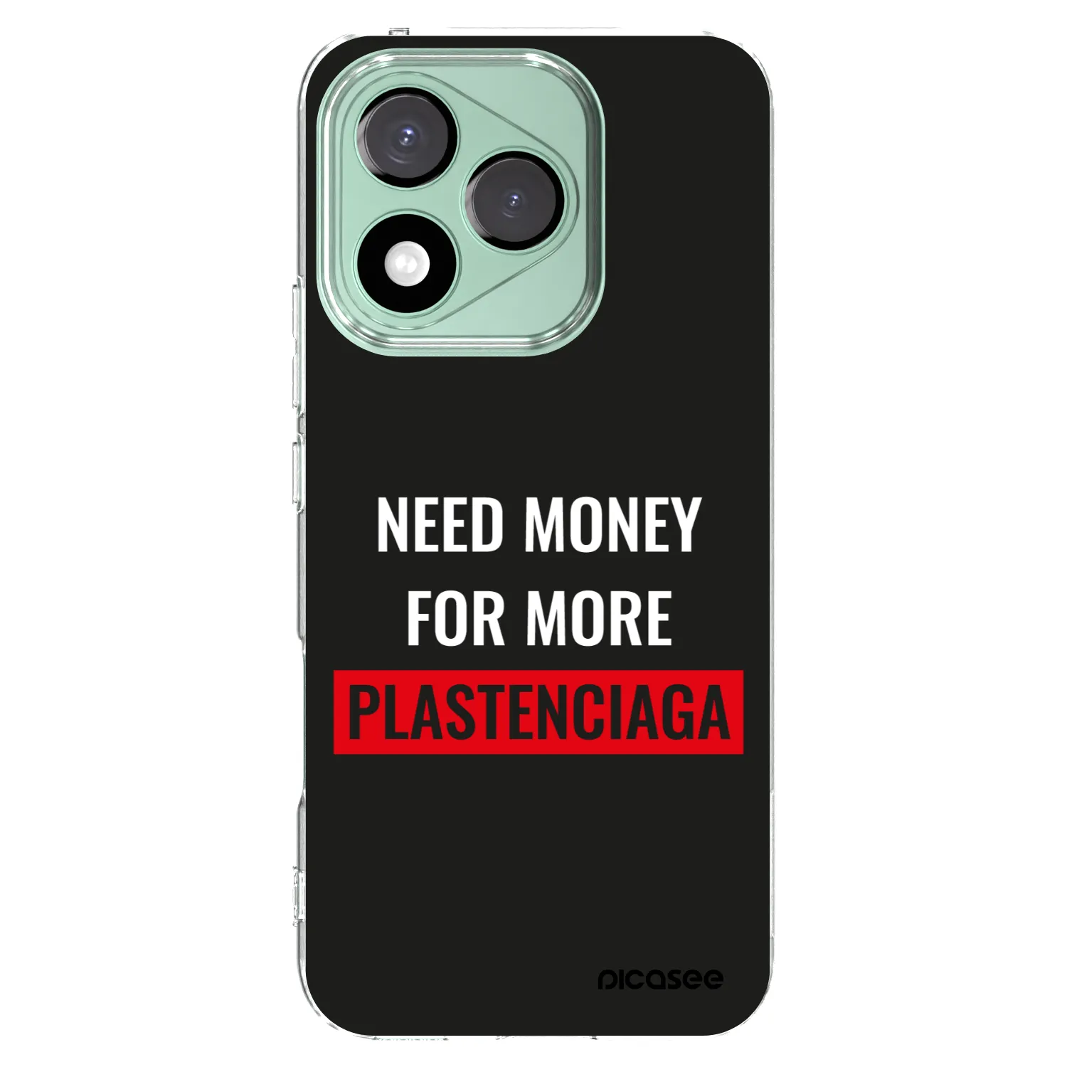 Picasee silikónový prehľadný obal pre Honor 400 Lite 5G - More PLASTENCIAGA