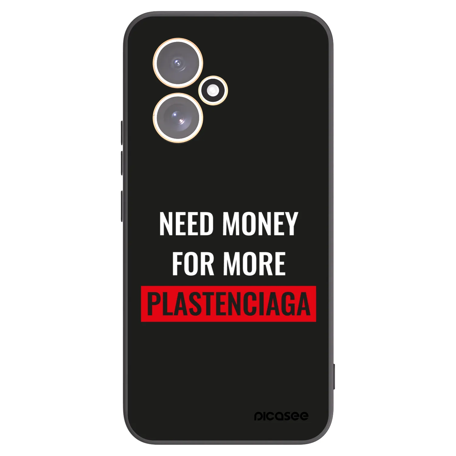 Picasee silikónový čierny obal pre Honor 400 5G - More PLASTENCIAGA