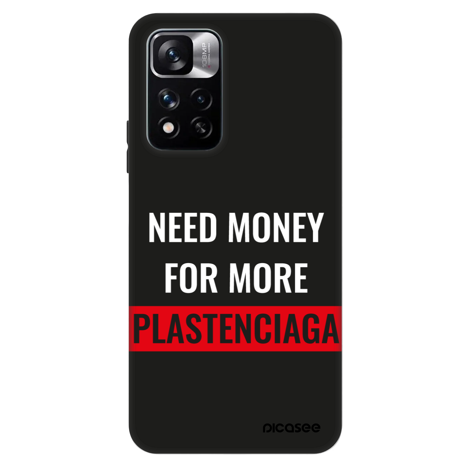 Picasee Fashion Case pre Xiaomi Redmi Note 11 Pro - More PLASTENCIAGA