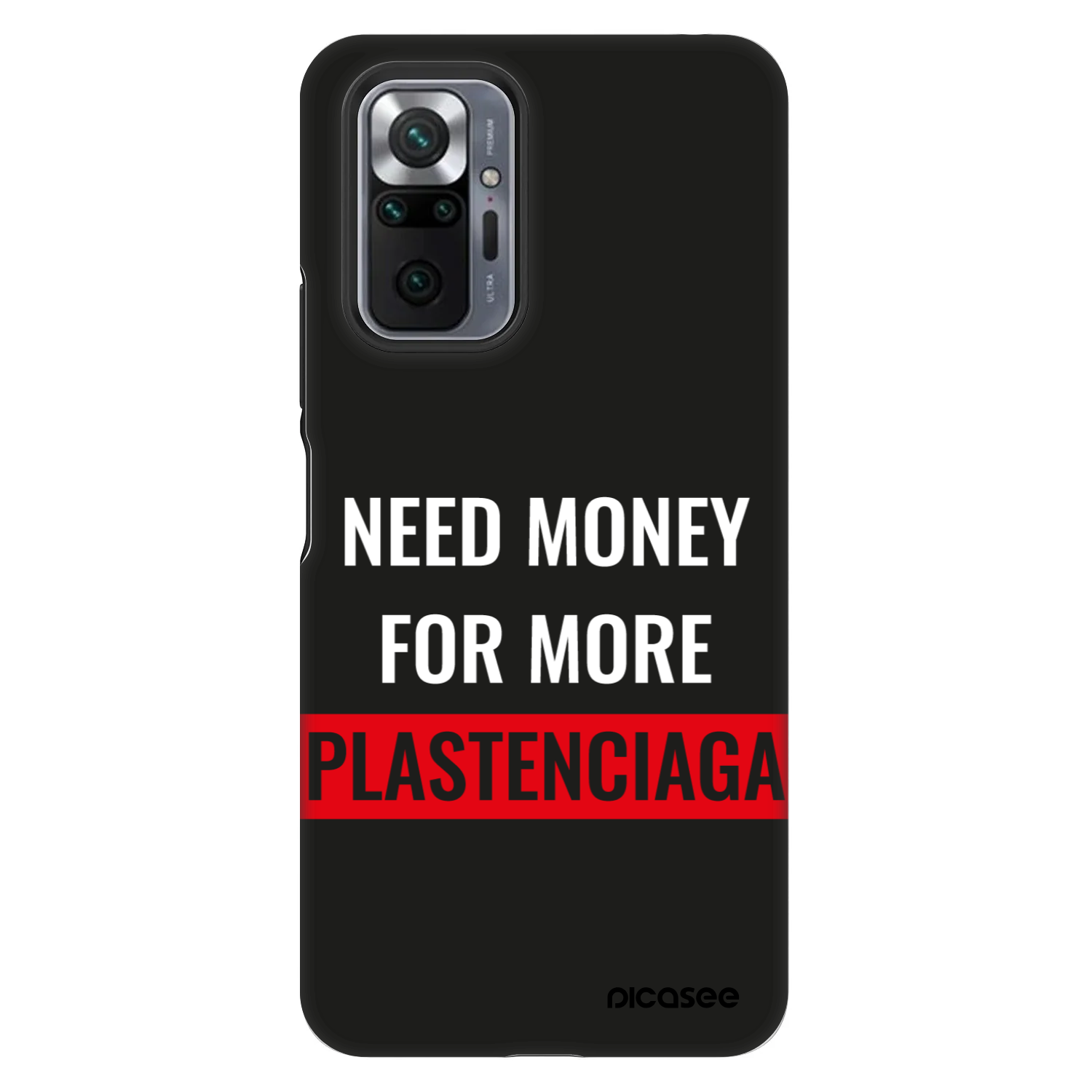 Picasee Fashion Case pre Xiaomi Redmi Note 10 Pro - More PLASTENCIAGA