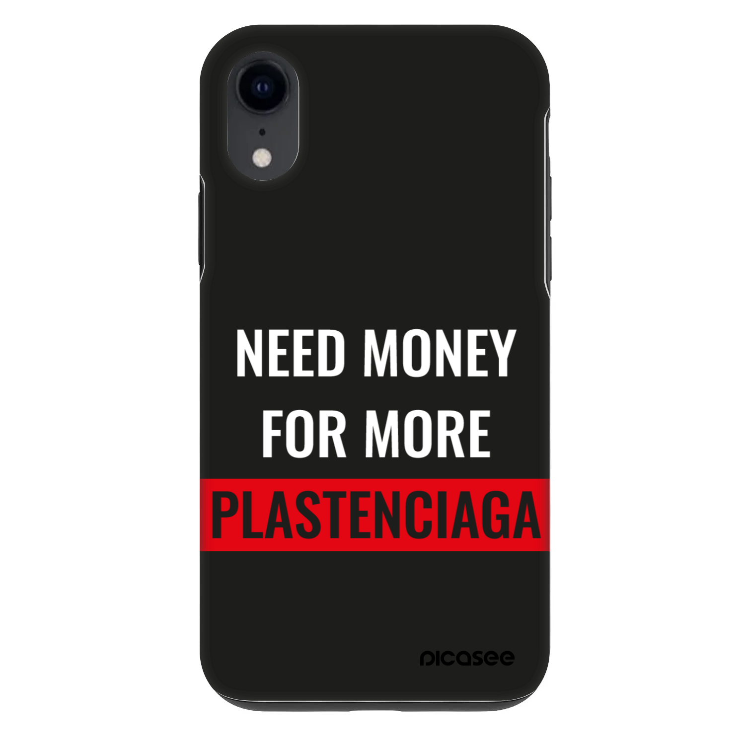 Picasee Fashion Case pre Apple iPhone XR - More PLASTENCIAGA