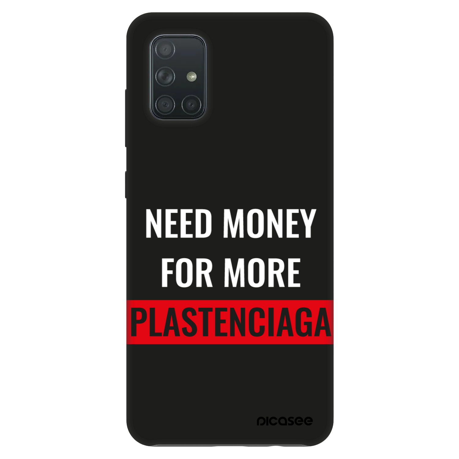 Picasee Fashion Case pre Samsung Galaxy A71 A715F - More PLASTENCIAGA