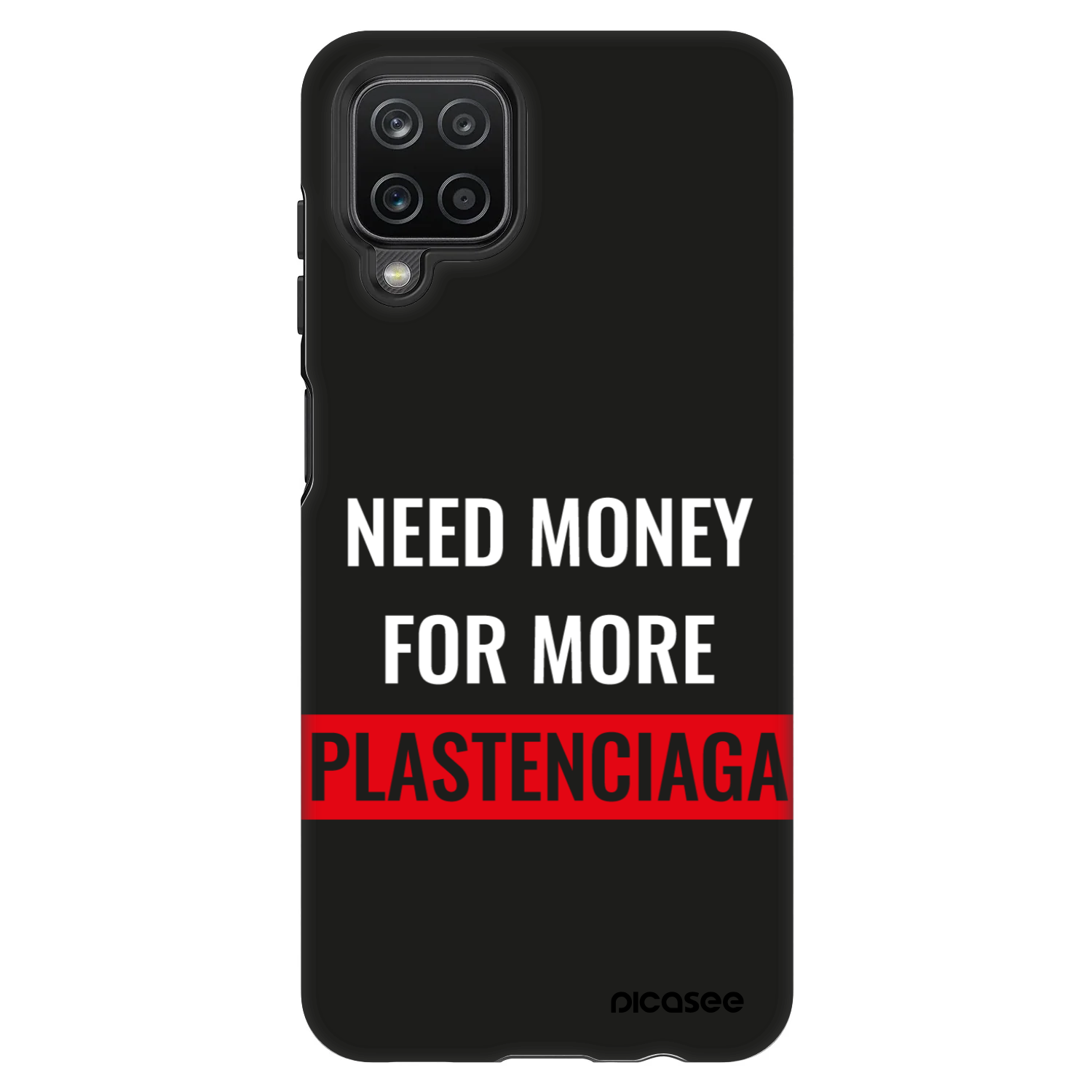 Picasee Fashion Case pre Samsung Galaxy A12 A125F - More PLASTENCIAGA
