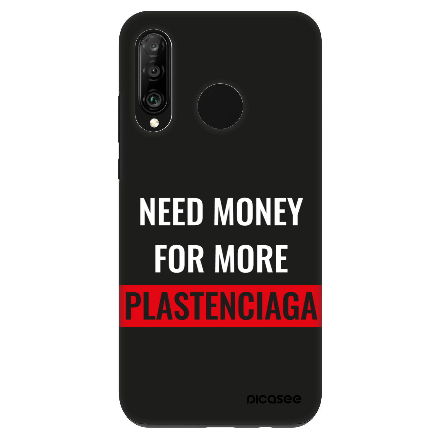 Picasee Fashion Case pre Huawei P30 Lite - More PLASTENCIAGA