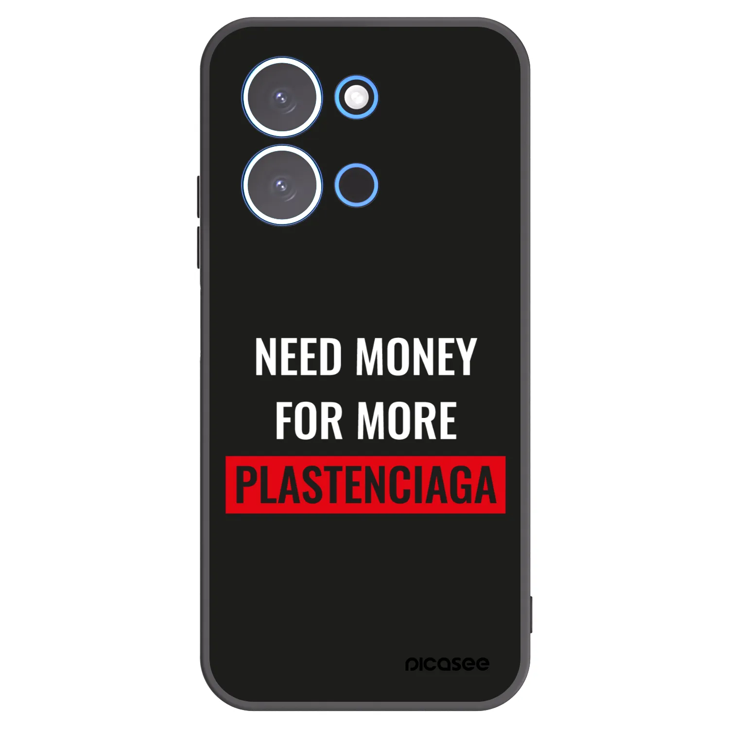 Picasee silikónový čierny obal pre Xiaomi Redmi 15C 4G - More PLASTENCIAGA