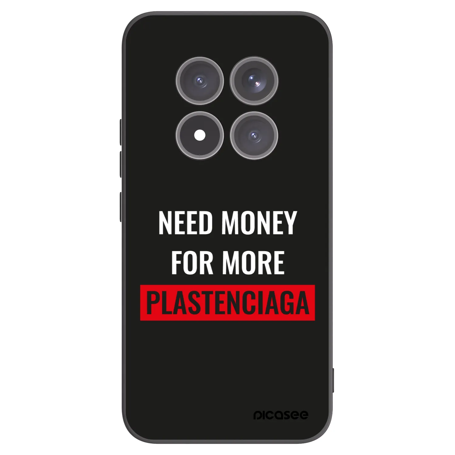 Silikónový čierny obal pre Xiaomi Redmi Note 15 Pro+ - More PLASTENCIAGA