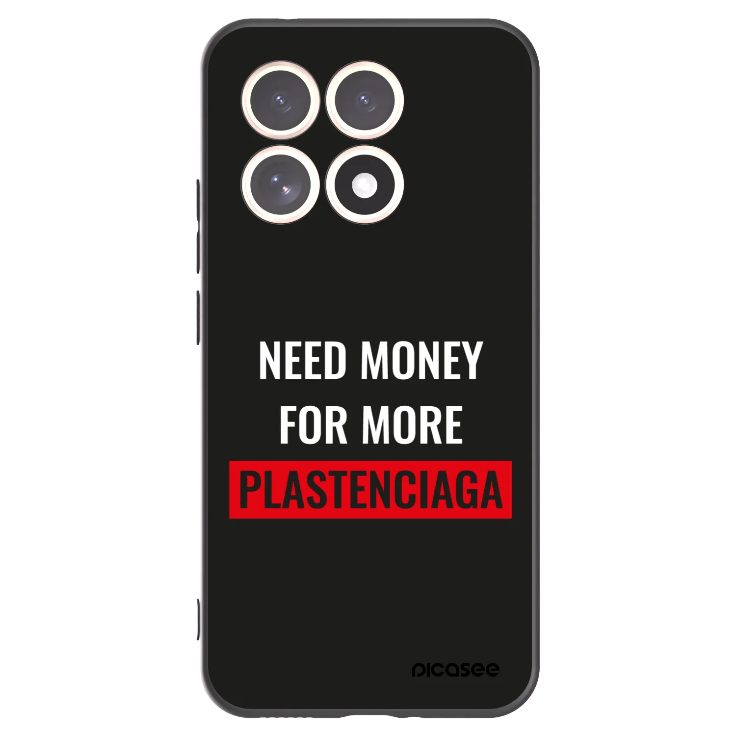 Picasee silikónový čierny obal pre Xiaomi 15T - More PLASTENCIAGA