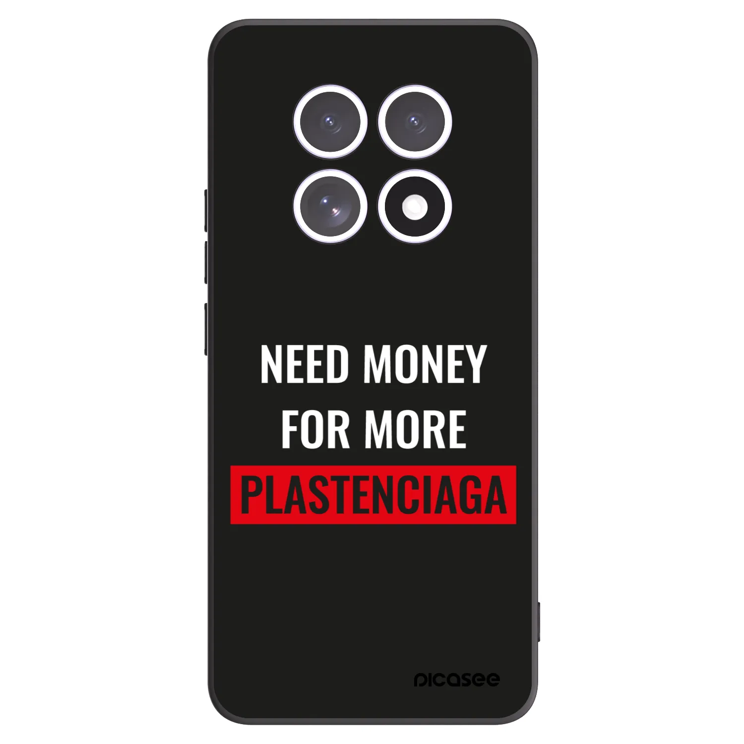 Picasee silikónový čierny obal pre Xiaomi Redmi Note 15 - More PLASTENCIAGA