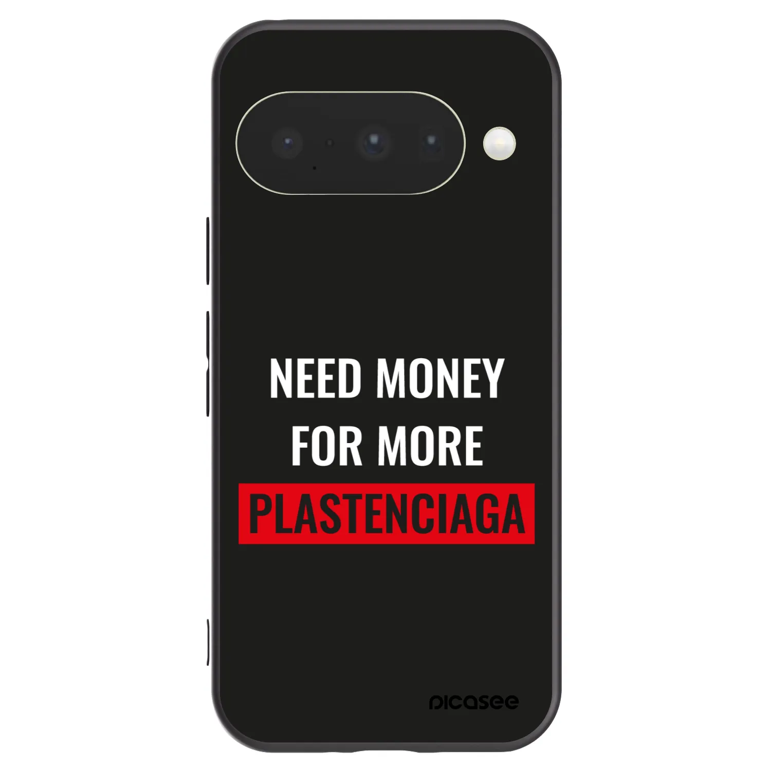 Picasee silikónový čierny obal pre Google Pixel 10 - More PLASTENCIAGA