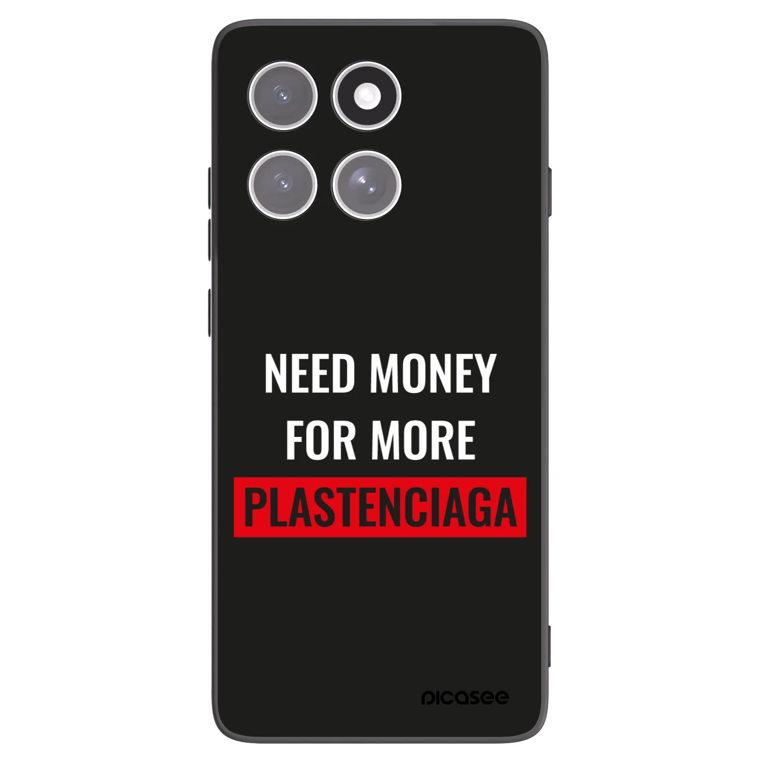 Silikónový čierny obal pre Motorola Edge 60 Fusion - More PLASTENCIAGA