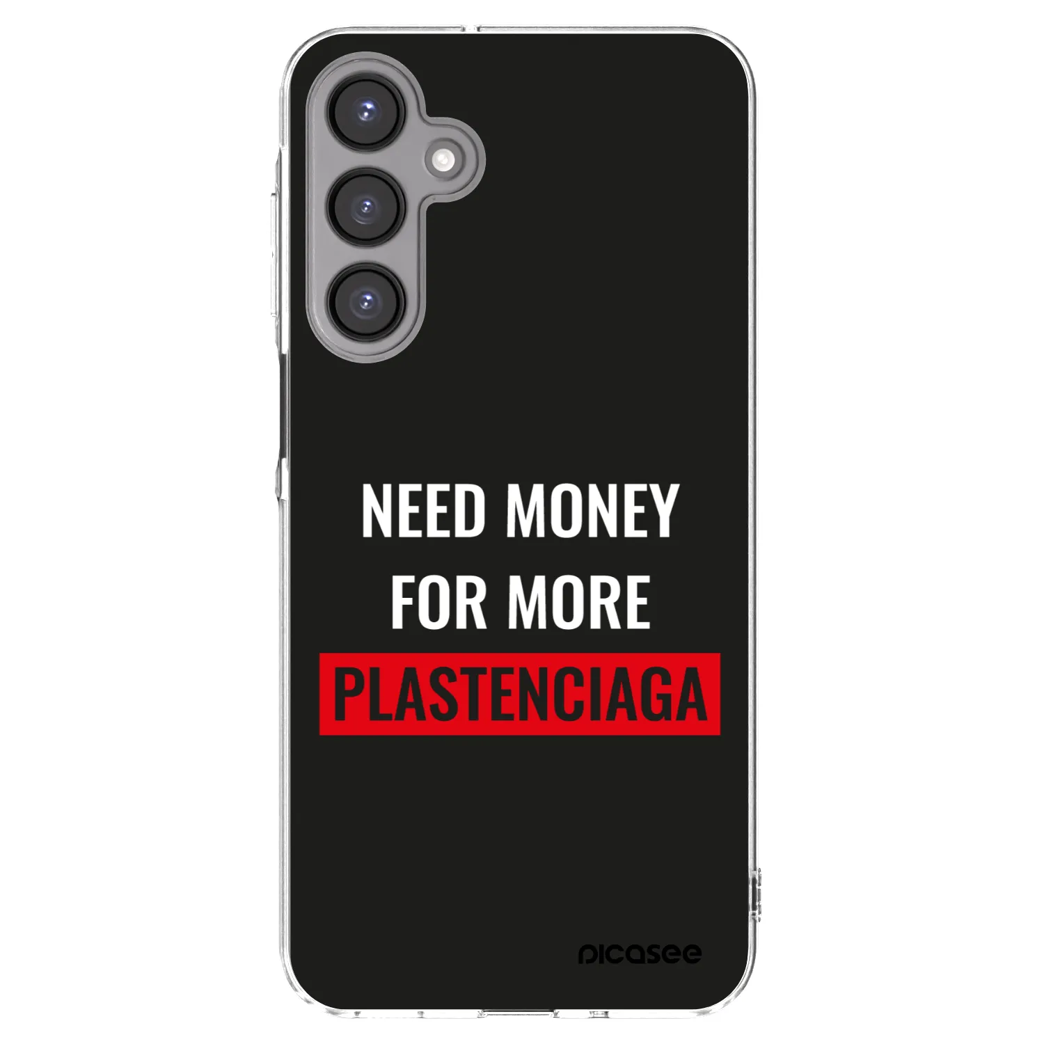 Picasee silikónový prehľadný obal pre Samsung Galaxy A16 4G - More PLASTENCIAGA