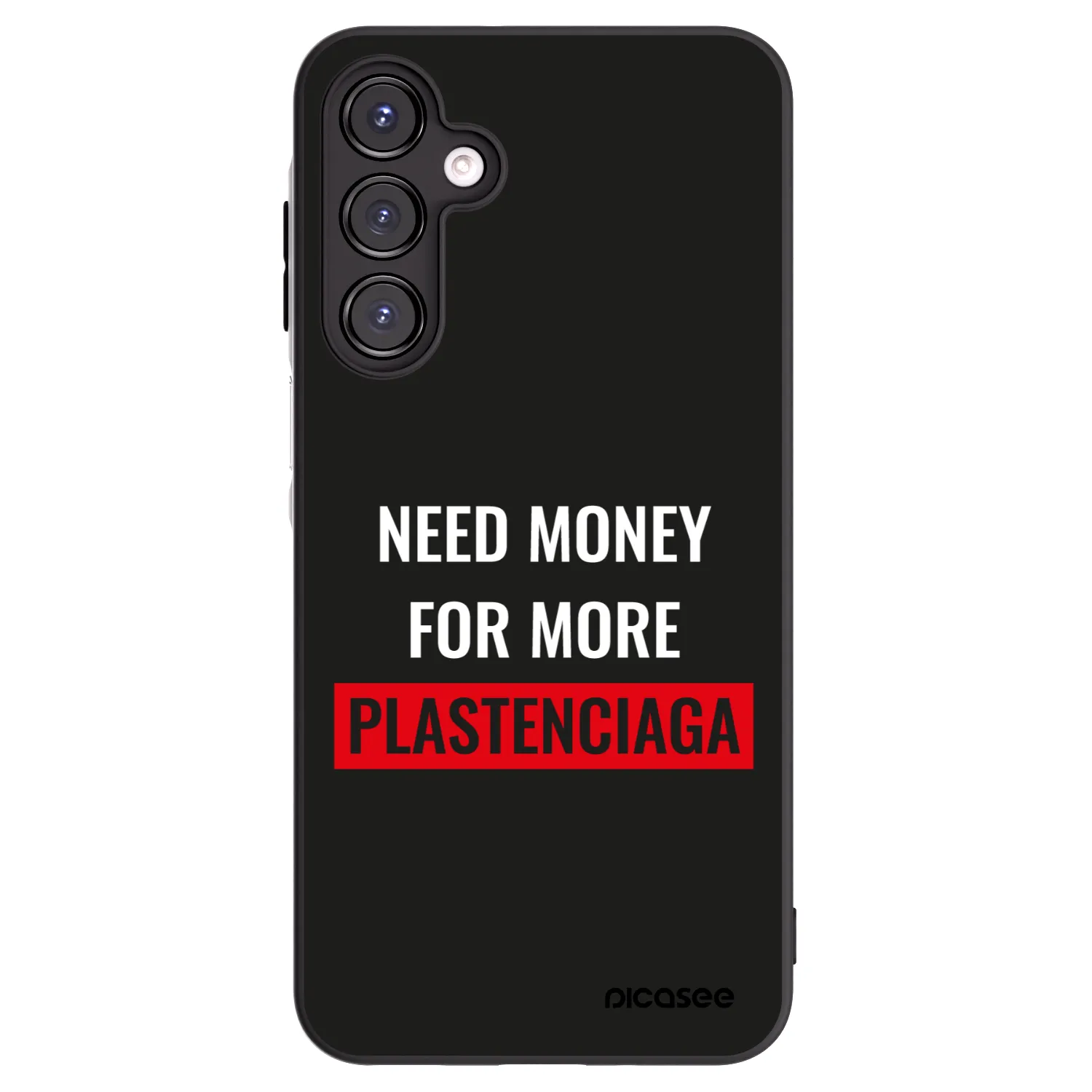 Picasee silikónový čierny obal pre Samsung Galaxy A16 4G - More PLASTENCIAGA