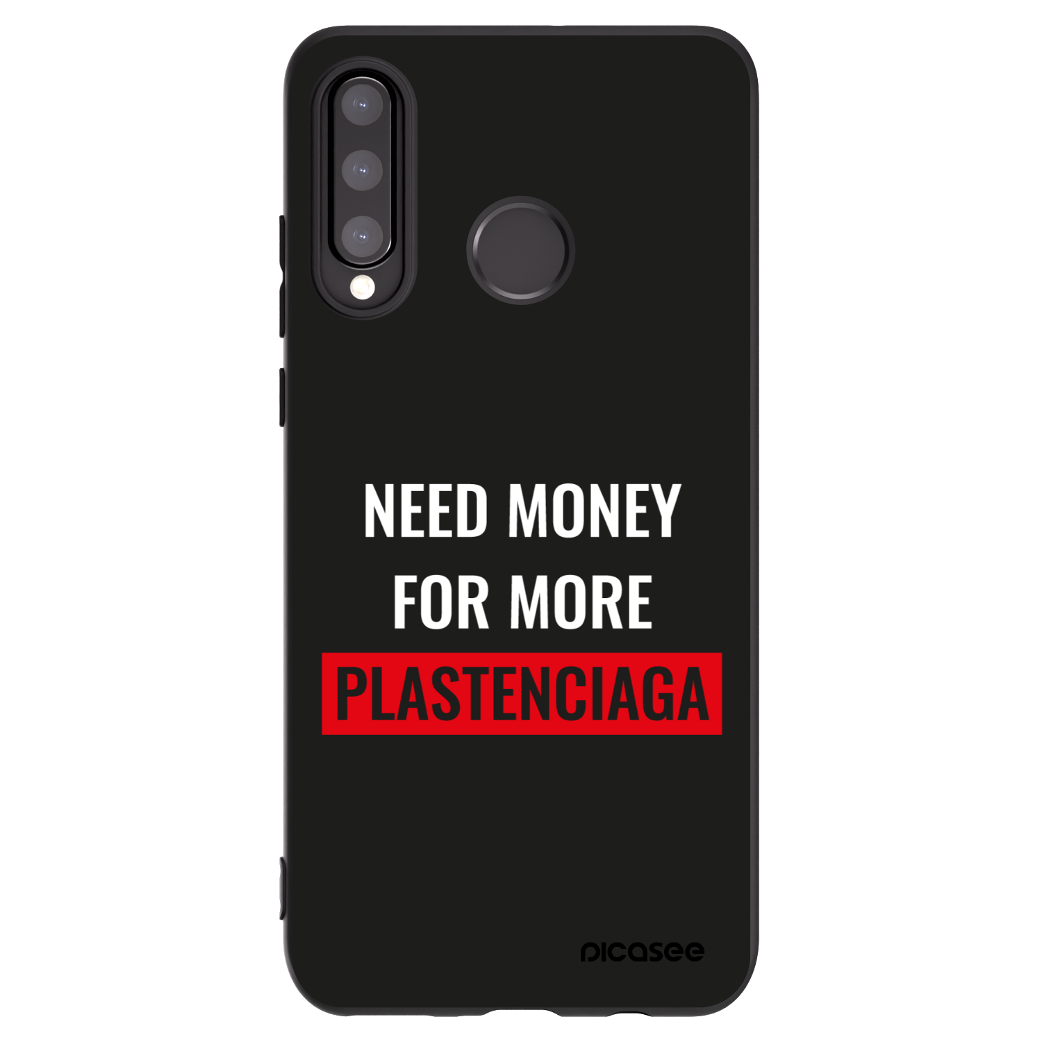 Picasee silikónový čierny obal pre Huawei P30 Lite - More PLASTENCIAGA