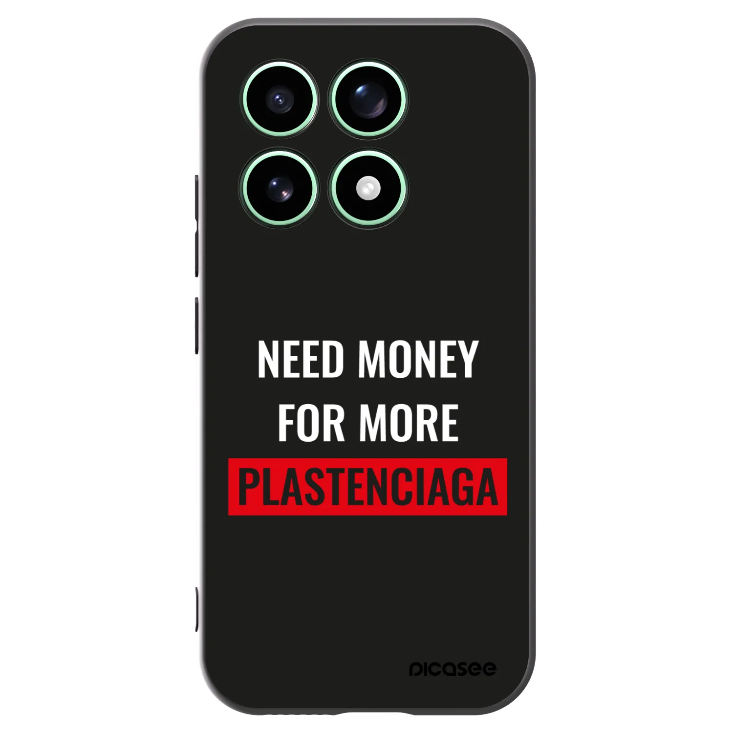 Picasee silikónový čierny obal pre Xiaomi 17 - More PLASTENCIAGA