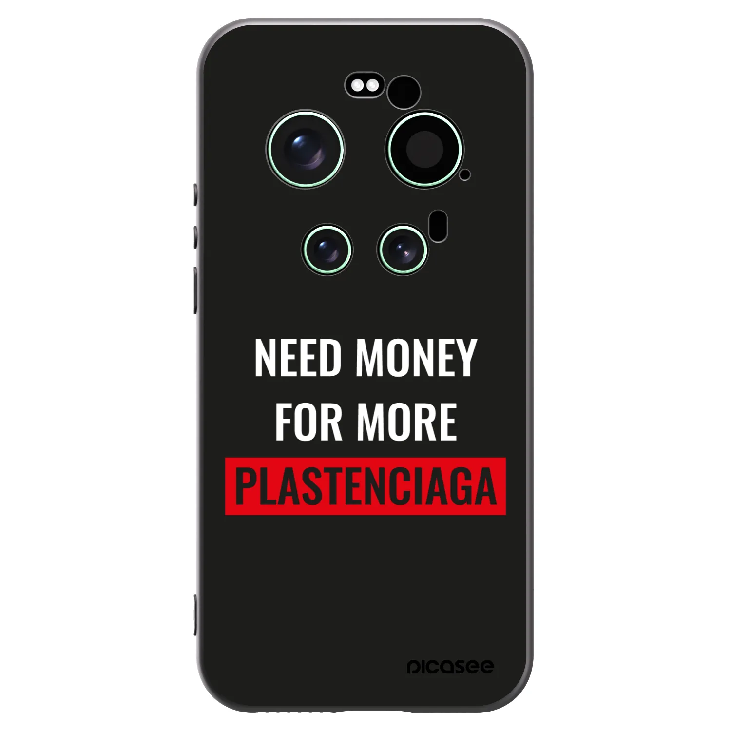 Picasee silikónový čierny obal pre Xiaomi 17 Ultra - More PLASTENCIAGA