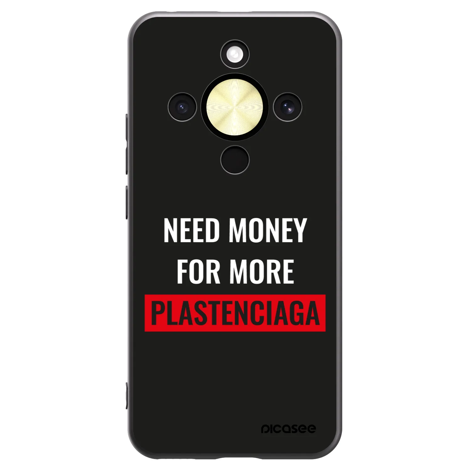 Picasee silikónový čierny obal pre Honor Magic8 Lite 5G - More PLASTENCIAGA