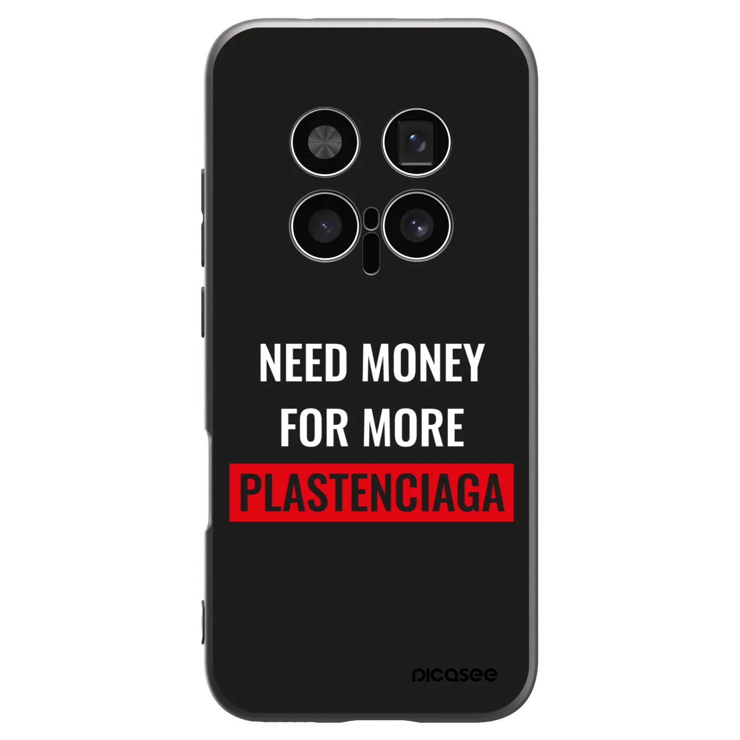 Picasee silikónový čierny obal pre Honor Magic8 Pro 5G - More PLASTENCIAGA