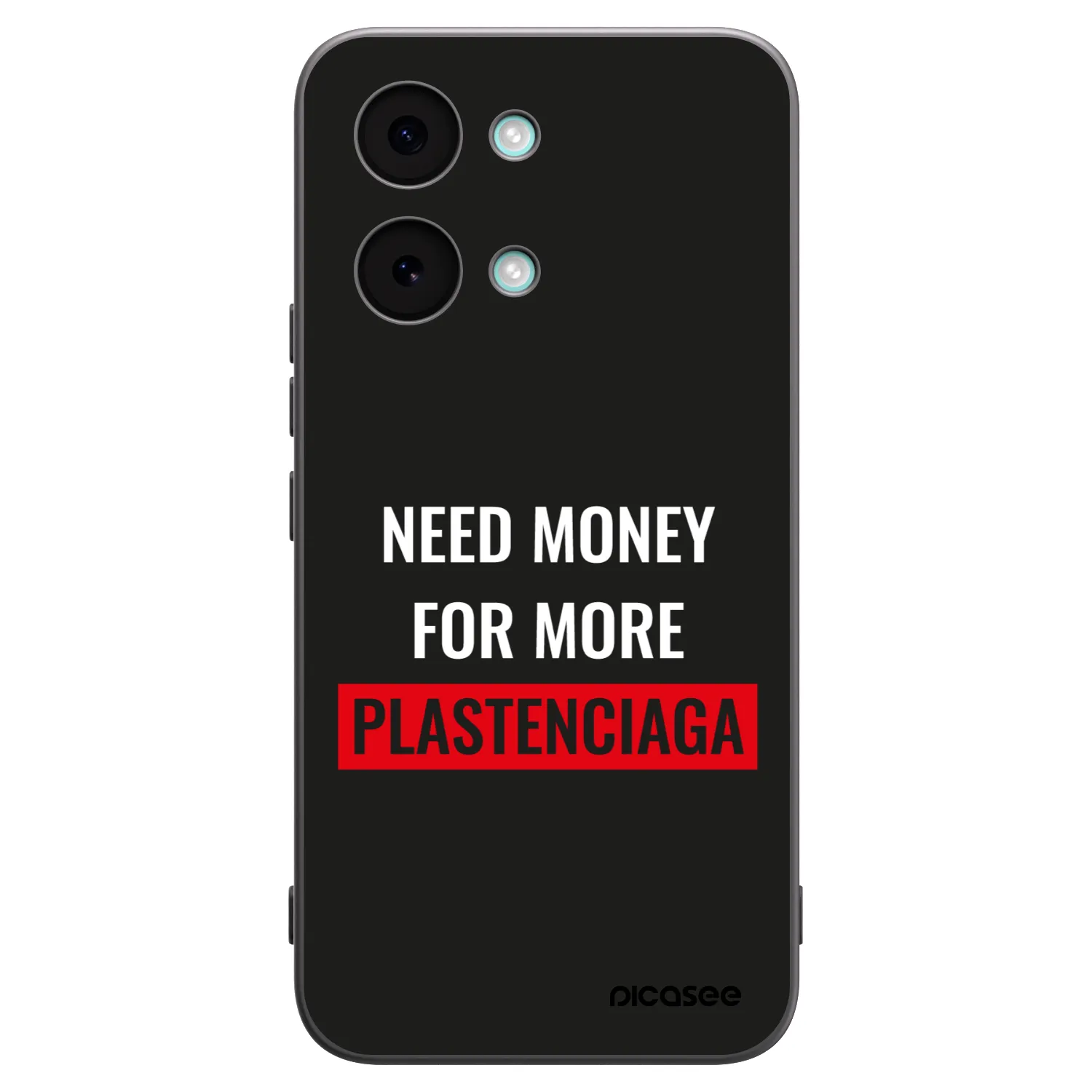 Picasee silikónový čierny obal pre Xiaomi Poco X8 Pro Max - More PLASTENCIAGA