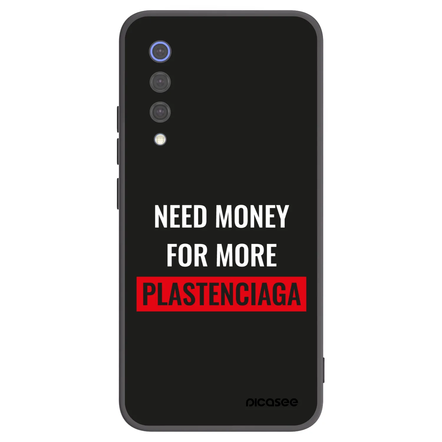 Picasee silikónový čierny obal pre Xiaomi Mi 9 SE - More PLASTENCIAGA
