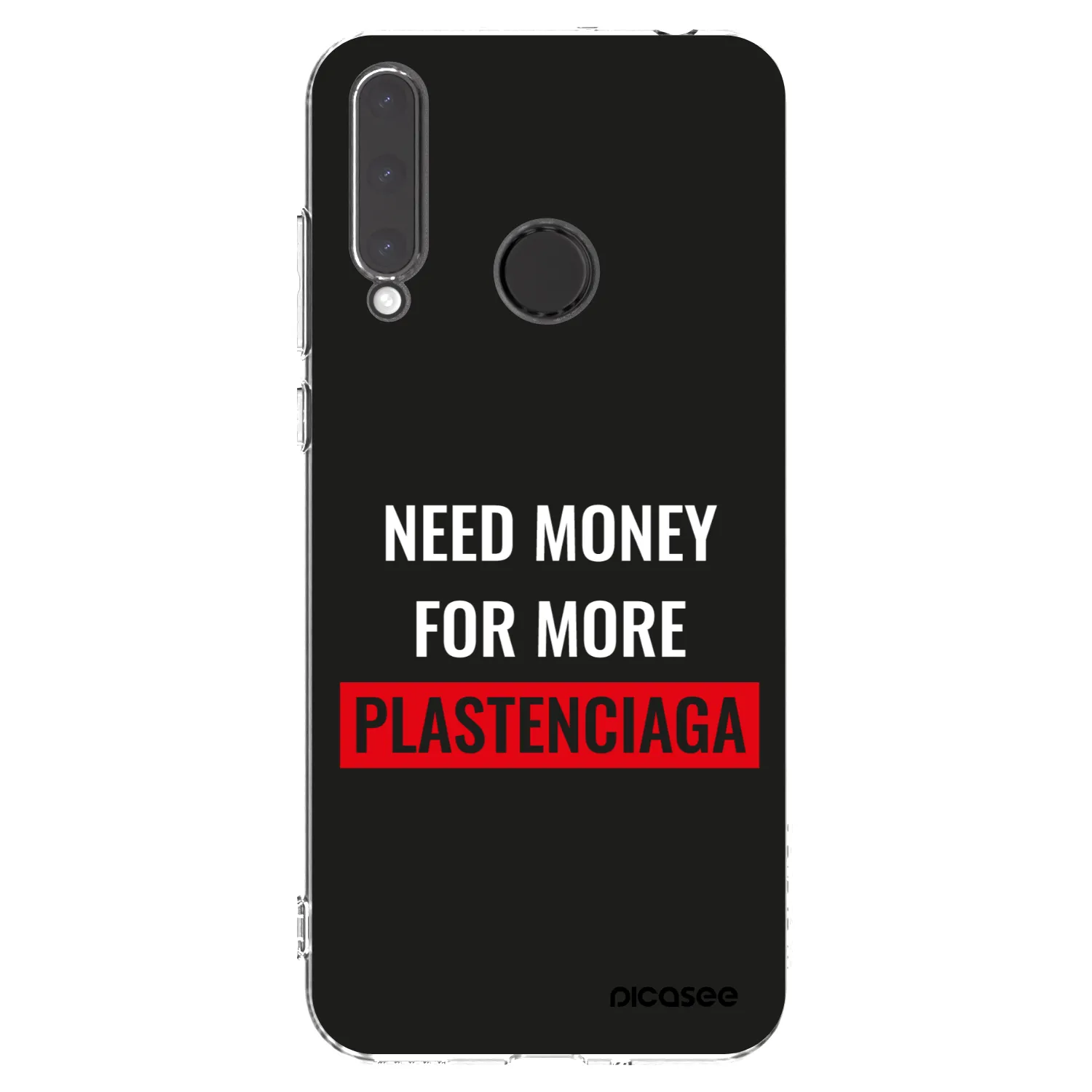 Picasee silikónový prehľadný obal pre Honor 20 Lite - More PLASTENCIAGA