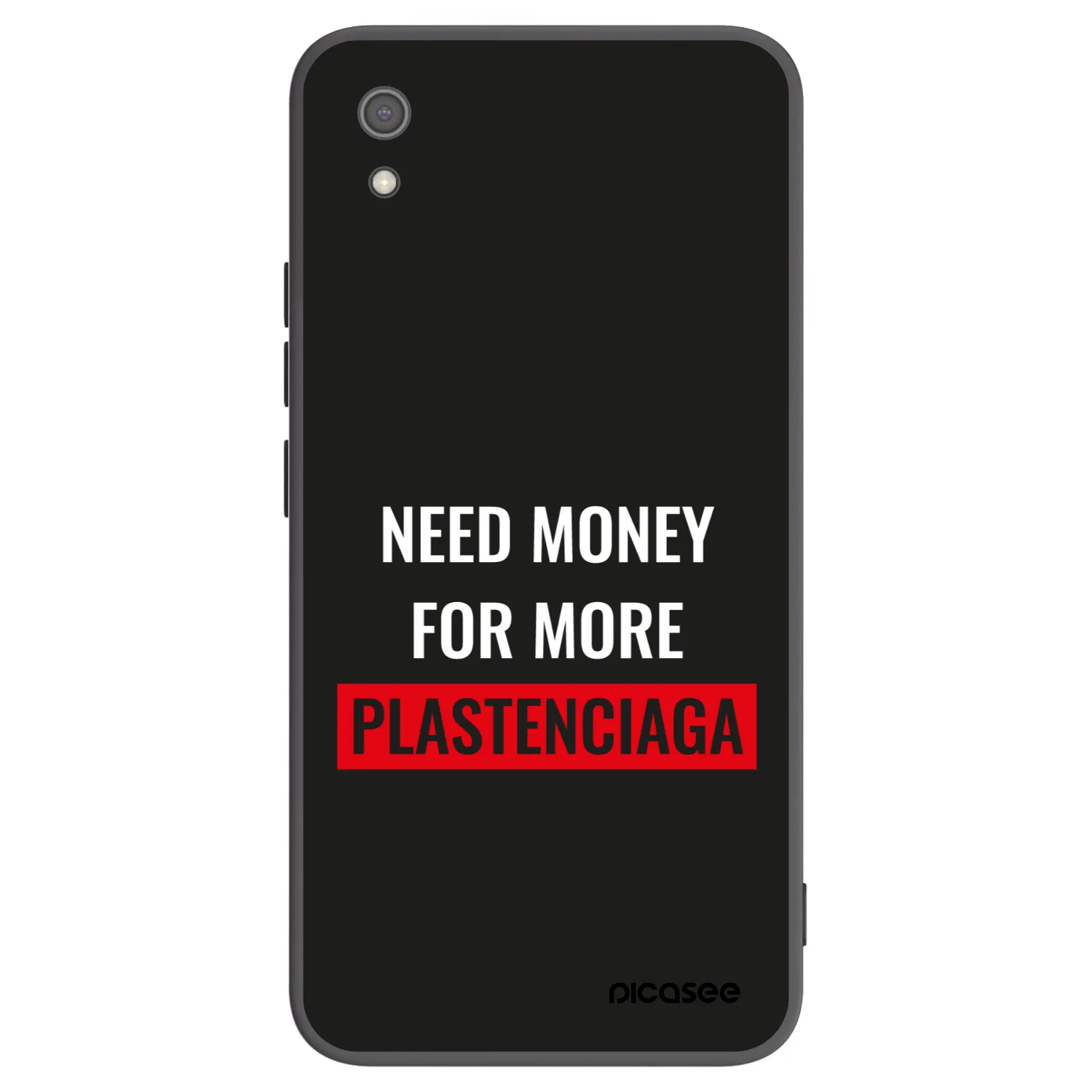 Picasee silikónový čierny obal pre Xiaomi Redmi 7A - More PLASTENCIAGA