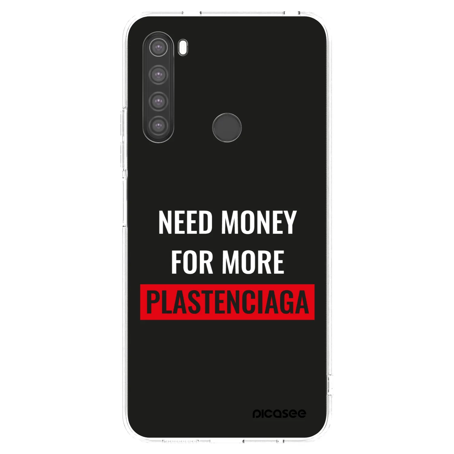 Picasee silikónový prehľadný obal pre Xiaomi Redmi Note 8 - More PLASTENCIAGA