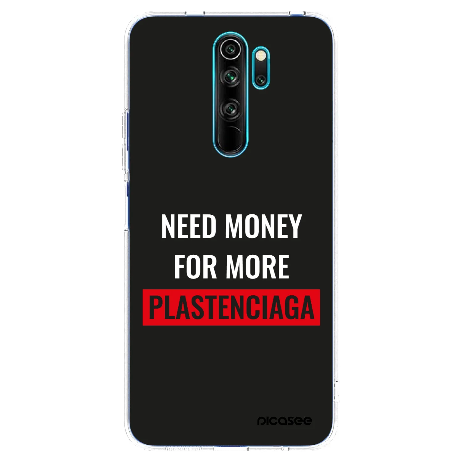 Picasee silikónový prehľadný obal pre Xiaomi Redmi Note 8 Pro - More PLASTENCIAGA