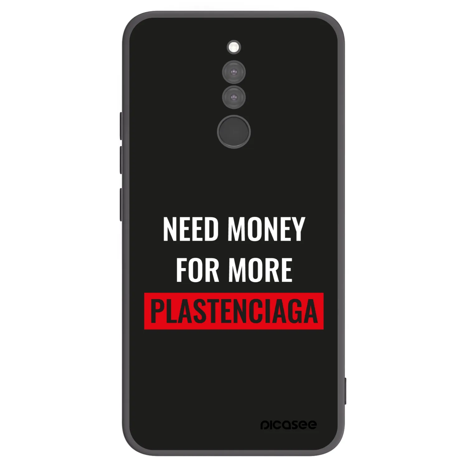Picasee silikónový čierny obal pre Xiaomi Redmi 8 - More PLASTENCIAGA