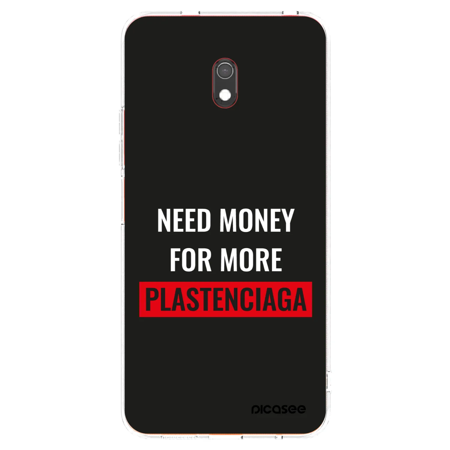 Picasee silikónový prehľadný obal pre Xiaomi Redmi 8A - More PLASTENCIAGA