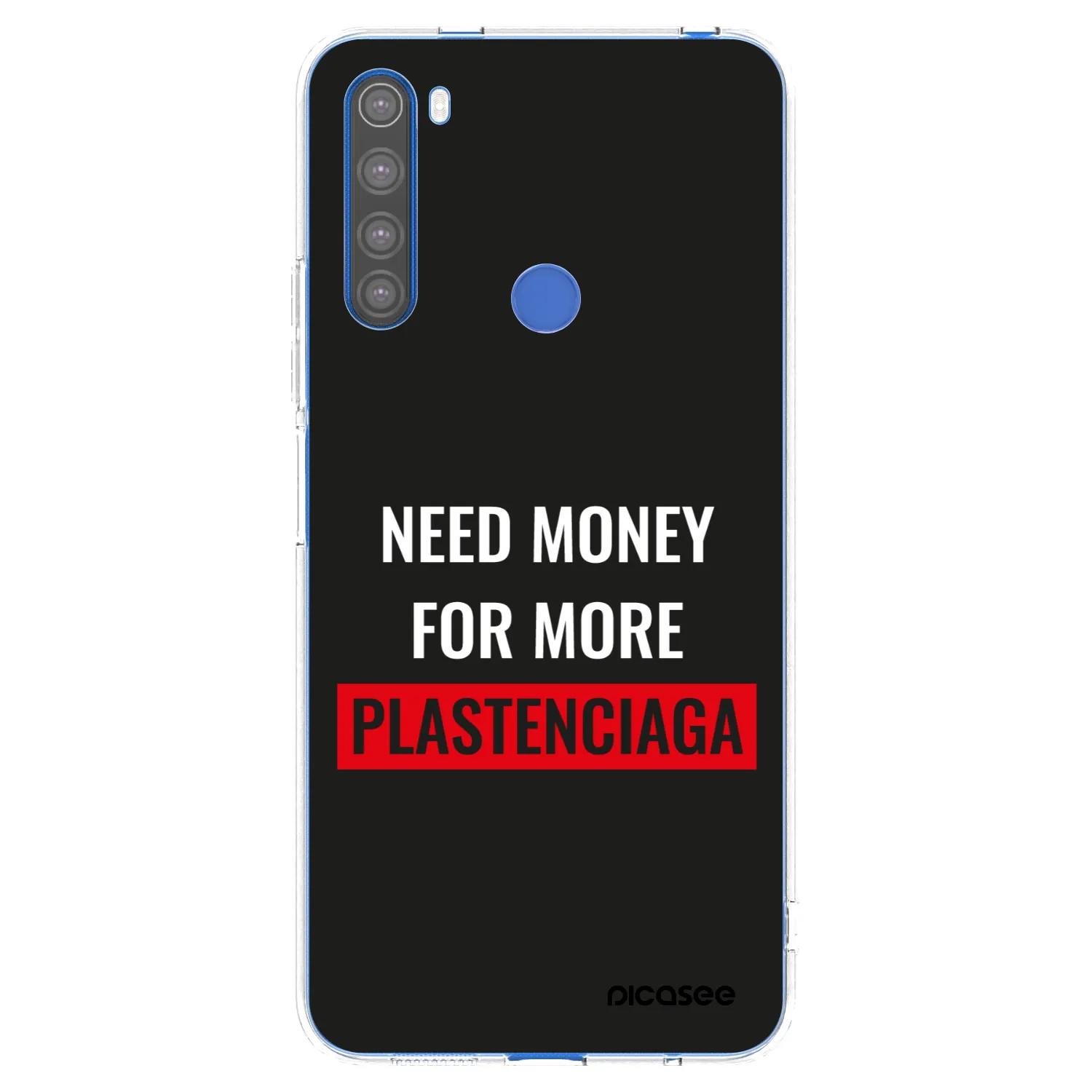 Silikónový prehľadný obal pre Xiaomi Redmi Note 8T - More PLASTENCIAGA