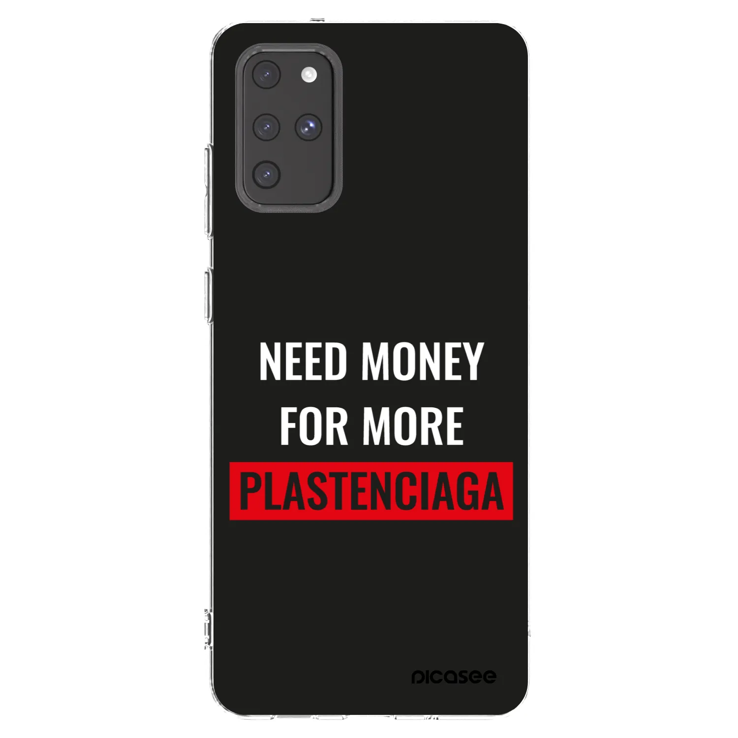 Picasee silikónový prehľadný obal pre Samsung Galaxy S20+ G985F - More PLASTENCIAGA