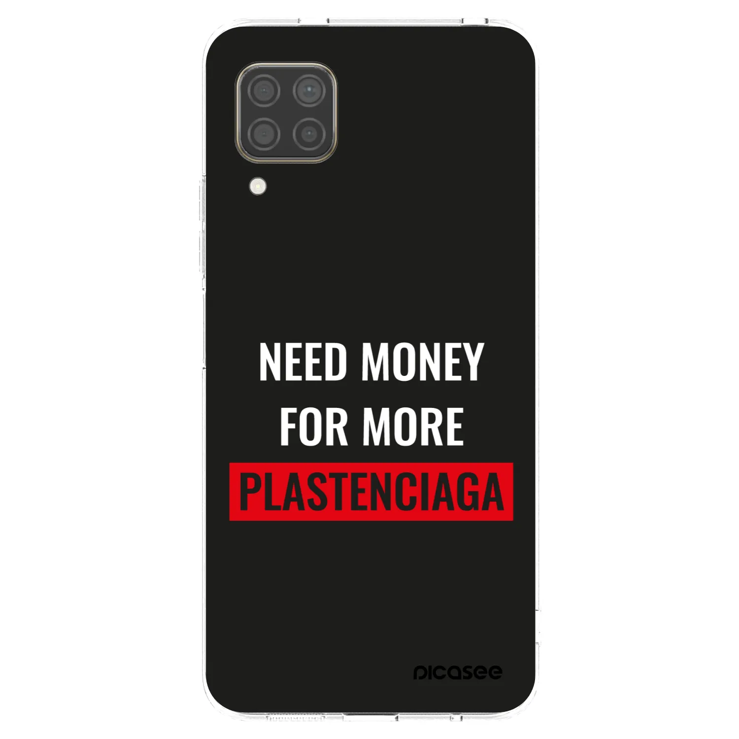 Picasee silikónový prehľadný obal pre Huawei P40 Lite - More PLASTENCIAGA