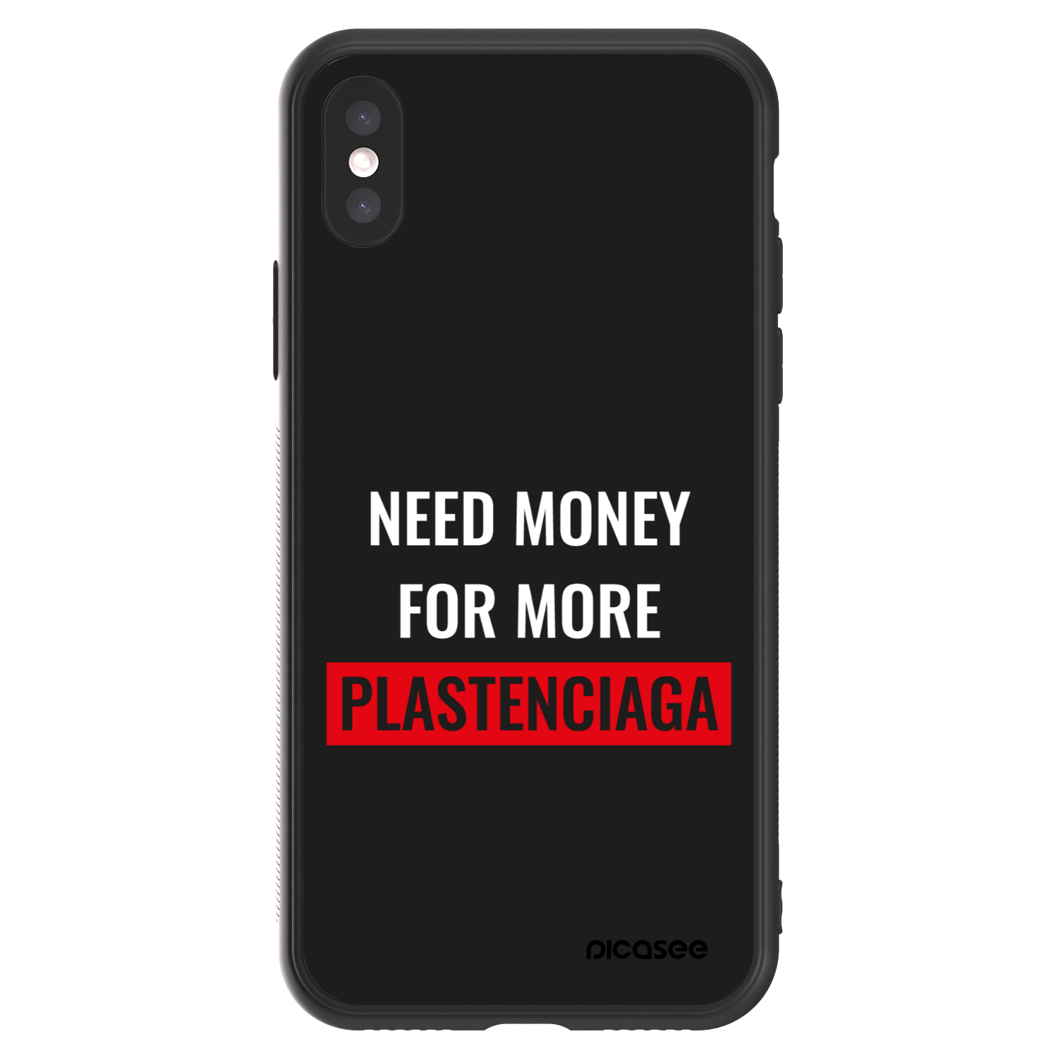 Picasee ULTIMATE CASE pro Apple iPhone X/XS - More PLASTENCIAGA