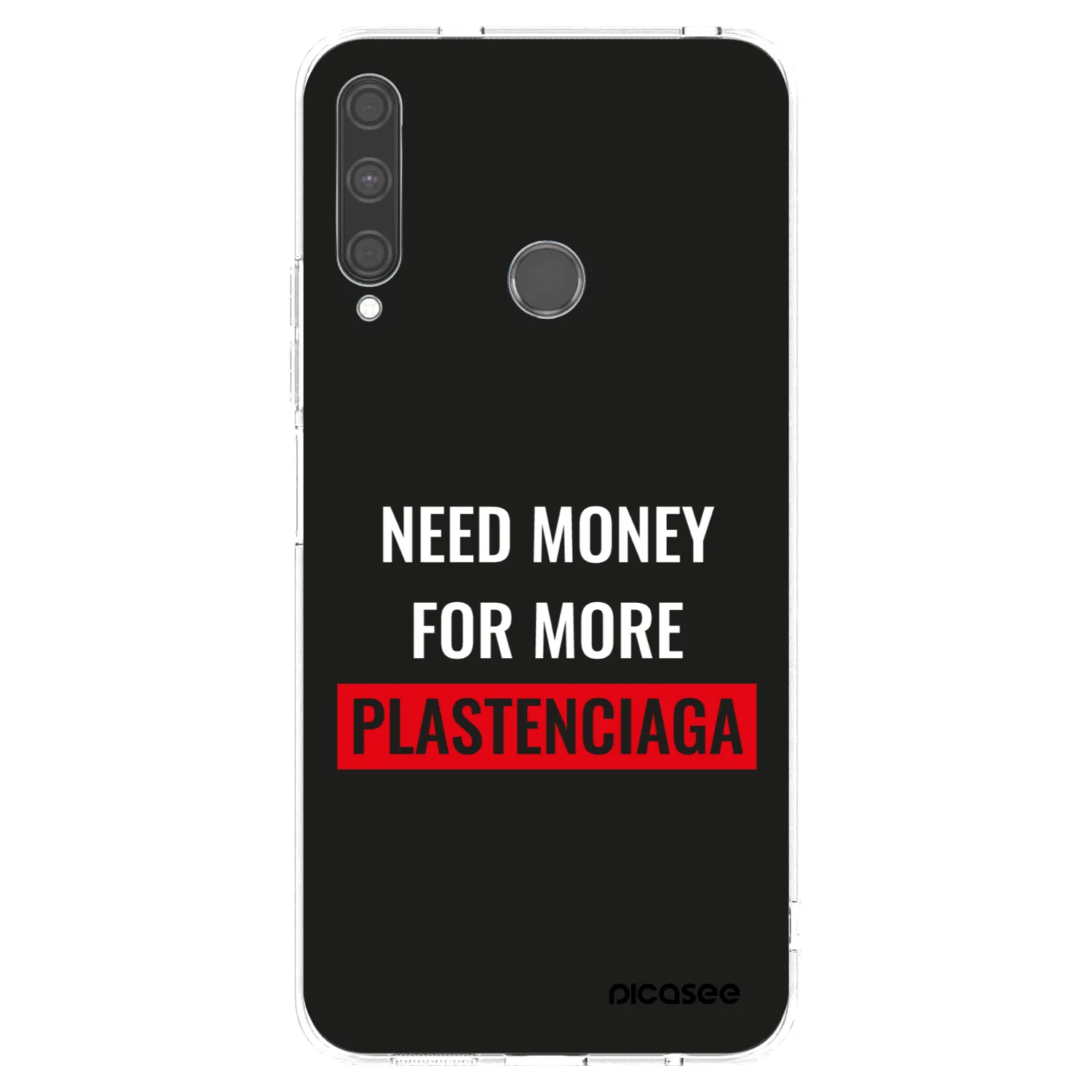 Picasee silikónový prehľadný obal pre Huawei P40 Lite E - More PLASTENCIAGA