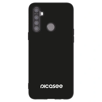 Picasee silikónový čierny obal pre Realme 6i - Picasee