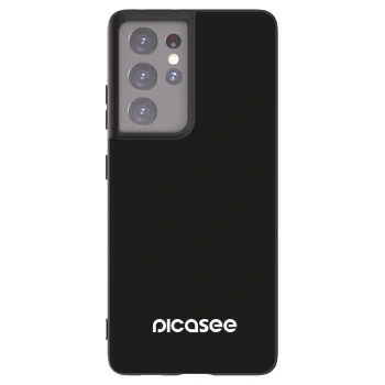 Picasee silikónový čierny obal pre Samsung Galaxy S21 Ultra 5G G998B - Picasee