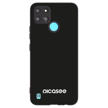 Picasee silikónový čierny obal pre Realme C21Y - Picasee