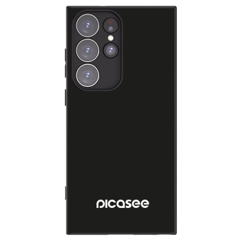 Picasee silikónový čierny obal pre Samsung Galaxy S23 Ultra 5G - Picasee