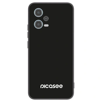 Picasee silikónový čierny obal pre Xiaomi Redmi Note 12 5G - Picasee