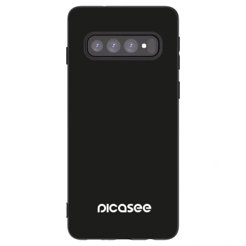 Picasee silikónový čierny obal pre Samsung Galaxy S10 G973 - Picasee