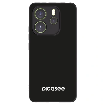 Picasee silikónový čierny obal pre Xiaomi Redmi Note 14 4G - Picasee