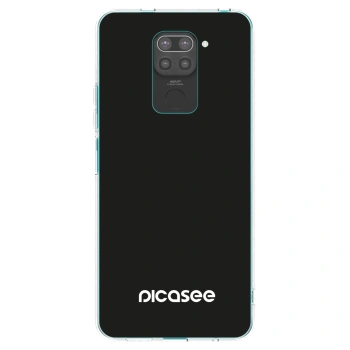 Picasee silikónový čierny obal pre Xiaomi Redmi Note 9 - Picasee